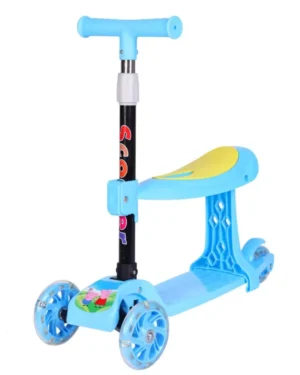 Kids Scooters - 710 3-Wheel Foldable Kick Scooter for Kids with Adjustable Height – Ages 2 to 8