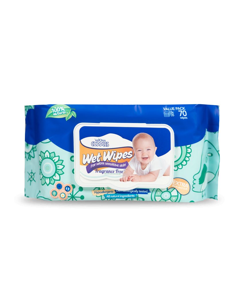 Velona Cuddles Wet Wipes 70 PCS/410